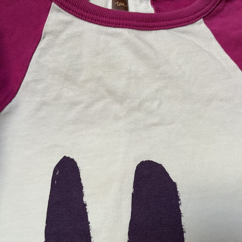 Tea Collection Fruit Rabbit Graphic Tee Size 5 - Picture 5 of 6